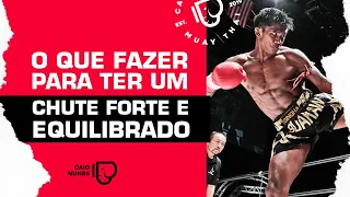 Como chutar forte no Muay Thai