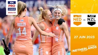 FIH Hockey Pro League 2022-23: Netherlands vs New Zealand (Women, Game 2) - Highlights