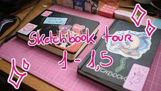 [Blog]Sketchbook tour 1 - 1.5 || Sep 2020 - Jun 2023