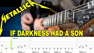 Metallica - If darkness had a son ( Guitar cover with on screen tabs )