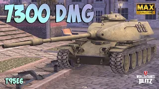 The American T95E6 ⭕️ 7300 DAMAGE! ⭕️ Ace Badge ⭕️ WoT Blitz Gameplay