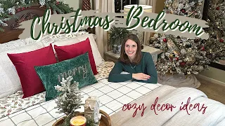 COZY CHRISTMAS DECORATING IDEAS 2022 | MASTER BEDROOM CLEAN AND DECORATE WITH ME