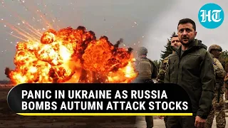 Russia Blows Up Tonnes Of Ukrainian Weapons; 'Spooked' Zelensky Rushes To Battleground | Watch