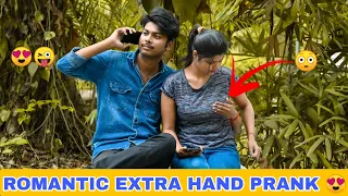 Romantic Extra hand Prank On Cute girl | Part 8 | Extra hand prank | With twist | It's a_SRS_Prank