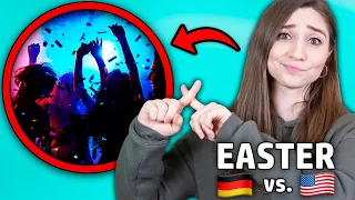 Why it's ILLEGAL TO DANCE in Germany! Easter in the US vs. Germany | Feli from Germany