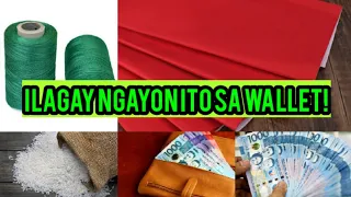 ANG 5 EPEKTIBONG BAGAY NA PAMPASWERTE SA WALLET! ILAGAY MO NA!!!