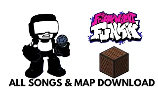 Friday Night Funkin' Week 7 ALL SONGS  [Minecraft Note Block Cover] + MAP DOWNLOAD