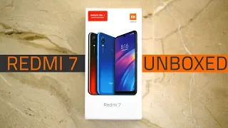Redmi 7 Unboxing and First Look | Camera, Specifications, Features, and More
