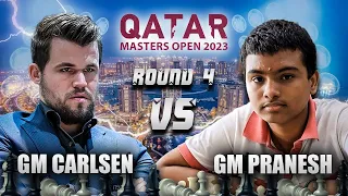 Baka mag TWITTER nanaman si Magnus ha? wait natin... | GM Pranesh vs GM Carlsen Qatar Chess 2023