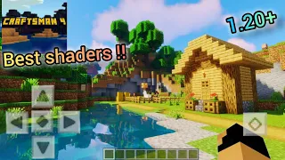 best shaders for craftsman 4 :) how to use shaders in craftsman 4 || tutorial