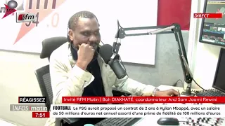 INVITÉ RFM MATIN - Bah Diakhaté, Coordonnateur And Sam Jammi Rewmi