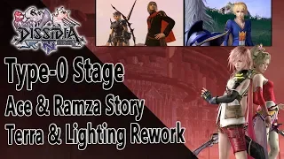 New Type-0 Stage, Ace & Ramza Story, Terra & Lightning Rework - Dissidia NT Boardcast Recap