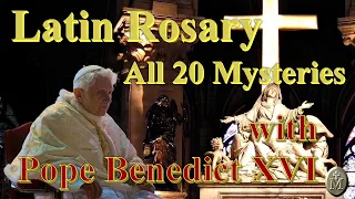 Latin Rosary with Pope Benedict all 20 mysteries