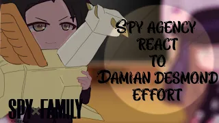 Spy agent react to Desmond Family || Beast of heraldic || Spy x family react