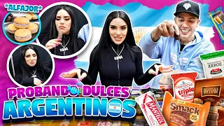 PROBANDO DULCES RAROS DE ARGENTINA 🇦🇷😱 Kimberly Loaiza