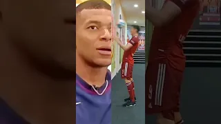 Mbappe reacts to Lewandowski's head skills