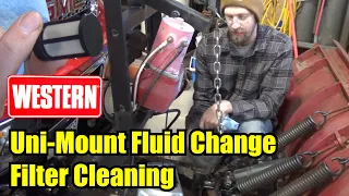 Western UniMount | Fluid Change | Pump Filter Clean