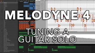 Melodyne 4 - Tuning a Guitar Solo