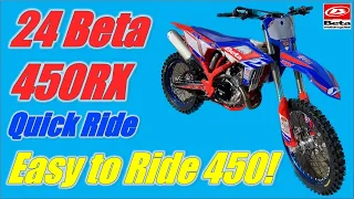 2024 Beta 450RX Quick Ride!