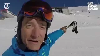 Graham Bell skis La Face run in Val d'Isère