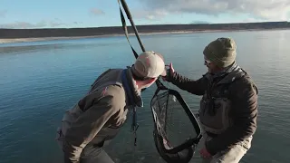 Fulling Mill Flies and Giant Rainbows on Jurassic Lake with Got Fishing