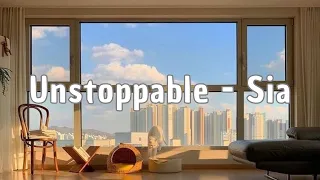 Unstoppable - Sia (lyrics) Honeyfox acoustic