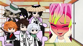 Bleach react to hashira {sorry I didn’t make uzui and gyomei}