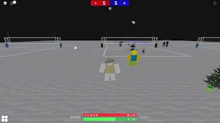 Skyball serve Roblox Volleyball 4.2