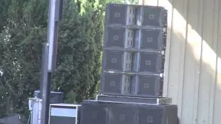 jbl vertec line array at monterey ca. fair grounds