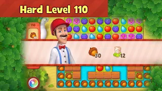 Gardenscapes Hard Level 110 | No Boosters | Playrix
