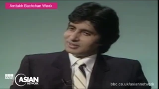 Actor Amitabh Bachchan on the BBC ( 1983)