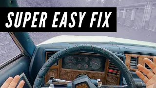 QUICK FIX 🛠 Loose Steering Rack on Chevy El Camino (G-Body)