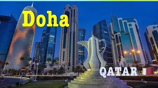 Incredible First IMPRESSIONS OF DOHA QATAR | MIDDLE EAST MOTORCYCLE TOUR