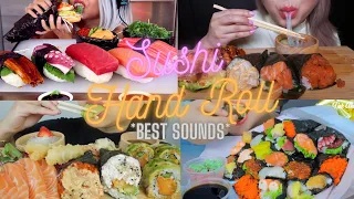 BEST *SUSHI HAND ROLLS* ASMR GOODNESS| COMPILATION |TEMPURA