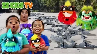 GRUMBLIES DESTROYED ZZ KID’S HOUSE!!!! (Wait is our floor Lava?)