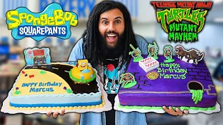 Walmart Has New Spongebob And TMNT Nickelodeon Birthday Cakes!! *Bought Both Of Them!!*