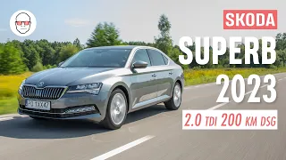 Skoda Superb 2.0 TDI 200 KM DSG7 Style 2023 test PL Pertyn Ględzi