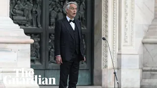 'Music for Hope': Italian tenor Andrea Bocelli performs in empty Milan cathedral