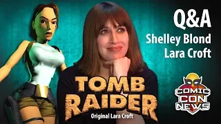 Original Voice Of Lara Croft in Tomb Raider 1996 Shelley Blond at Comic Con St Albans