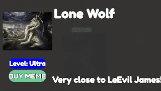 How to get LONE WOLF in FIND THE MEMES Roblox