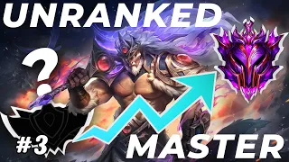 EDUCATIONAL UNRANKED TO MASTER ON TRYNDAMERE - Waves and Jungle Tracking #3 (vs Garen)
