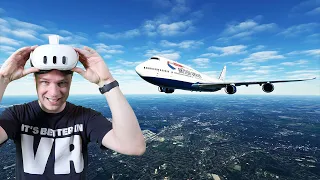 Microsoft Flight Simulator In VR With Meta Quest 3 Is AWESOME