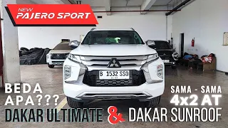 Perbedaan Pajero Sport Dakar Ultimate 4x2 dan Dakar 4x2 Sunroof #pajerosport #pajero