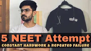 My NEET Preparation Story | I Failed Each Attempt | Darkest Phase & Scattered Dreams