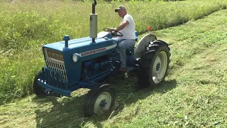 Mowing hay with  501 ford sickle mower