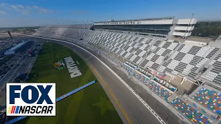 Daytona 500 EXCLUSIVE: Amazing drone footage at Daytona International Speedway | NASCAR on FOX