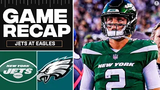 NFL Preseason Jets at Eagles: Zach Wilson LEAVES Game with Right Knee Injury I FULL GAME RECAP