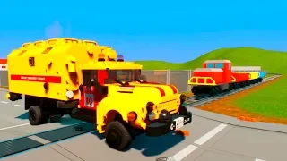 Unstoppable LEGO Train Wrecks #4 - Brick Rigs Gameplay - Lego Toy Destruction