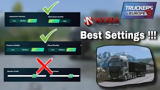 🚛 Best Graphics Settings In Detail !!! 🚛 For Trucker's of Europe 3 || @WandaSoftware ||