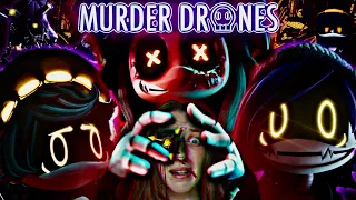 ДРОНЫ-УБИЙЦЫ 7 СЕРИЯ-СУДНЫЙ ДЕНЬ | НА РУССКОМ (MURDER DRONES - EPISODE 7) РЕАКЦИЯ/ОБЗОР